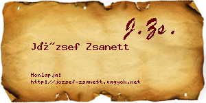 József Zsanett névjegykártya